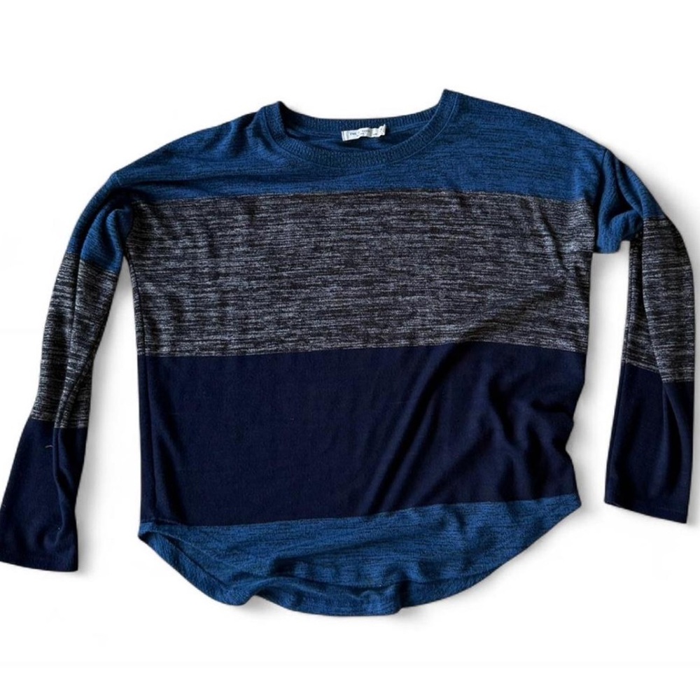 Rag & Bone Blue and Gray woman Long Sleeve Shirt